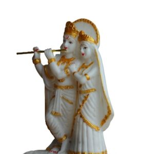 Radha Krishna Marble Statue Show Piece