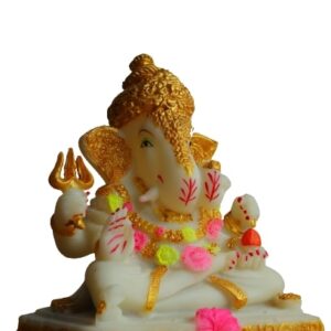 Marble Dust Lord Ganesha Statue Showpiece