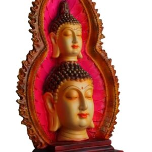 Lord Buddha Head Statue With Back Cover