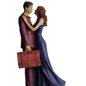 Resin Romantic Couple Showpiece for Husband, Girlfriend, Boyfriend & Wife