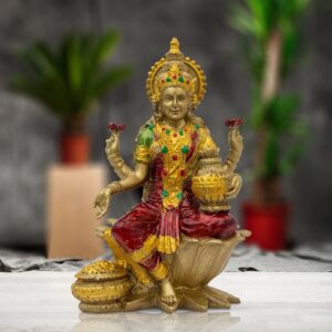 Multicolor Lakshmi Mata Idol
