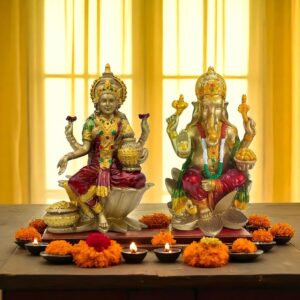 Ganesh Ji and Lakshmi Ji Golden