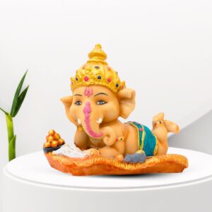 Cute Laddu Ganesha Idol