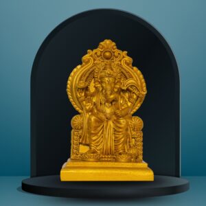 Majestic Lord Ganesh Ji Golden